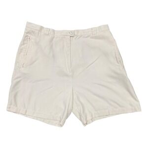Tommy Bahama Women's Silk Shorts High Waist Dressy Career‎ Casual Beige SZ 10